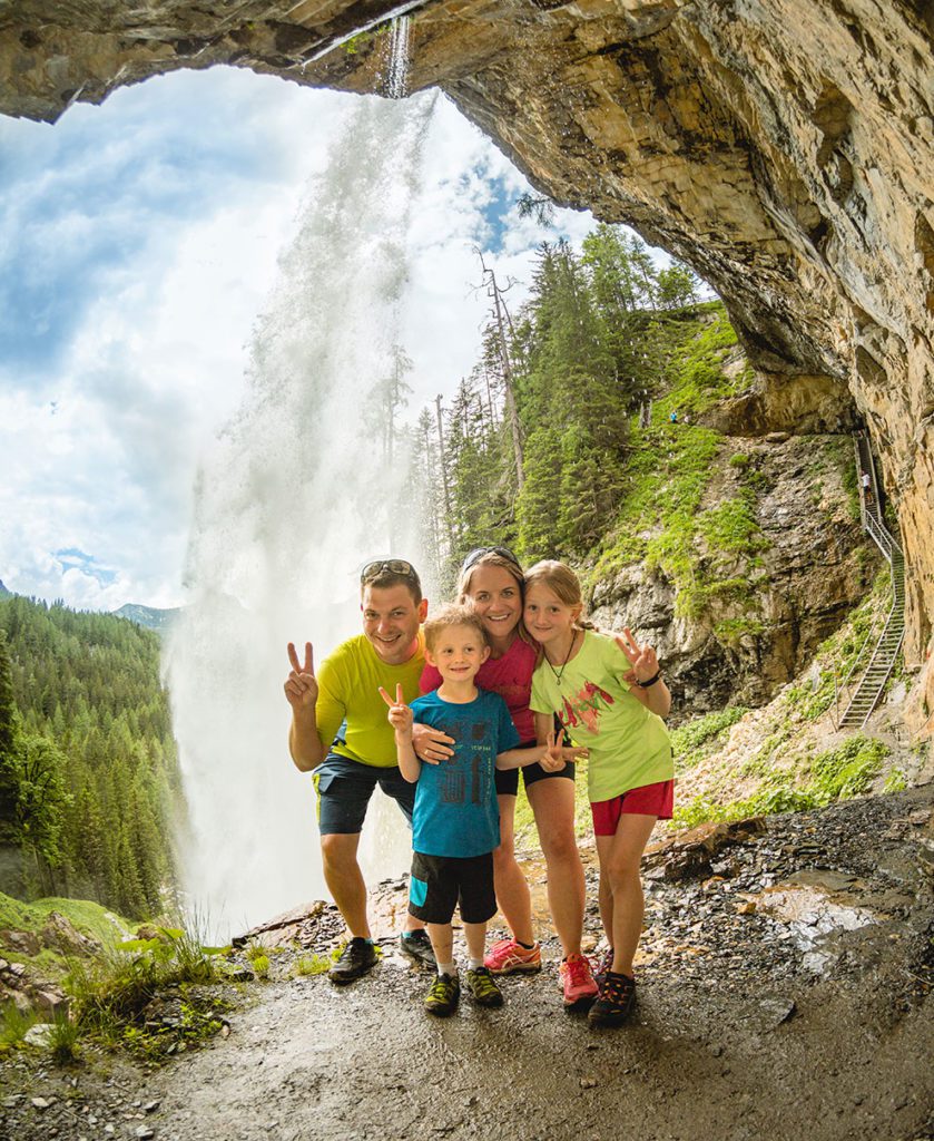 Wandern - Johanneswasserfall auf der Gnadenalm