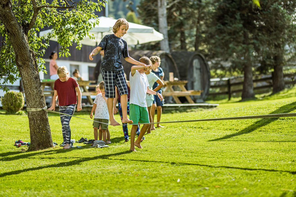 Slackline, Jugendhotel/Jugendherberge in Radstadt, Salzburg